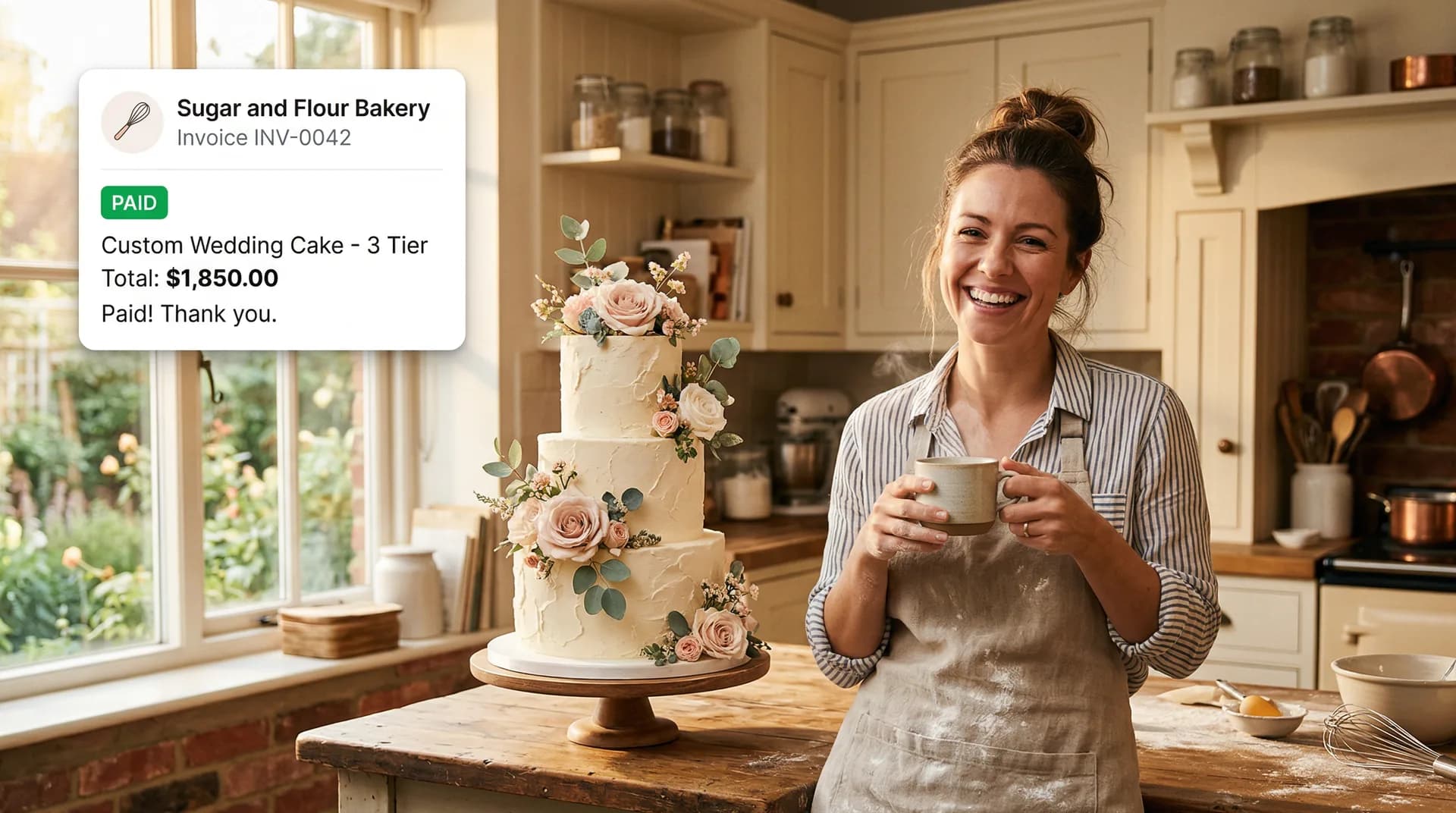 Get paid without the paperwork.